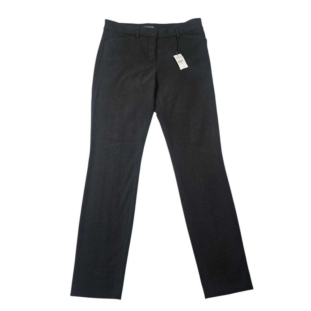 Express Black Mid Rise Skinny Stretch Plus Dress Pants Career Workwear Size 6R